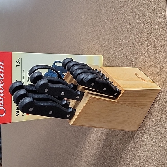 Sunbeam 13pc Westmont Cutlery Block Set - Picture 2 of 12